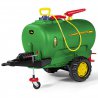 Rolly Toys John Deere rollyTanker Zielona Przyczepka cysterna z rozpylaczem i pompką 10l