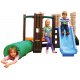 Plac Zabaw Przeplotnia ze Zjeżdżalnią Little Tikes