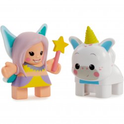 Little Tikes Figurki Wróżka i Jednorożec Waffle Blocks