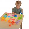 Kolorowe Klocki Dzielone Sorter Kształtów Kolorów Masterkidz