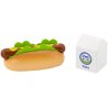 Viga Drewniany Zestaw Hot Dog Mleko