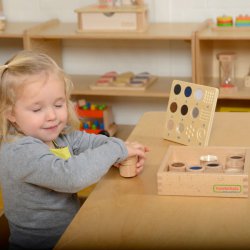 MASTERKIDZ Zgaduj Dotykiem Materiał I Faktura 12 Elementów Montessori