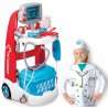 Smoby Elektroniczny Wózek Lekarski dźwięk + Stetoskop w zestawie