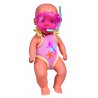 Simba lalka New Born Baby bobas do kąpieli z maską do nurkowania