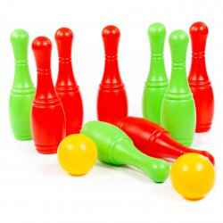 Kręgle  Zestaw do Gry Bowling 9szt.