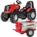 Traktor na Pedały Ogromny XXL Stronger z Przyczepą Smoby