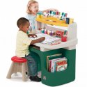 Biurko Dla Dzieci z Krzesełkiem Kącik plastyczny edukacyjny Step2 Deluxe