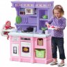 Step2 Olbrzymia Interaktywna Kuchnia Dla Dzieci 2w1 Kącik Opiekunki z Krzesełkiem do Karmienia
