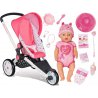 Baby Born Lalka 9 Funkcji Akcesoria + Wózek