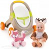 Smoby MiniKiss Chodzik Pchacz 3w1 Wózek + Lalka w Stroju Jelonka + Lisek do ciągnięcia - PolarB