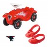 Zestaw BIG Jeździk Bobby Car Classic + BIG Ochraniacze na Buty Czerwone