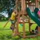 Drewniany plac zabaw Step 2 Belmont 6w1 zjeżdżalnia piaskownica Backyard Discovery