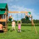 Drewniany plac zabaw Step 2 Belmont 6w1 zjeżdżalnia piaskownica Backyard Discovery