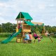 Drewniany plac zabaw Step 2 Belmont 6w1 zjeżdżalnia piaskownica Backyard Discovery