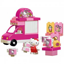 Klocki Big Bloxx Hello Kitty Lodziarnia + figurka 26 elem.