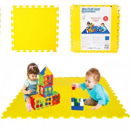 WOOPIE Piankowa Mata Edukacyjna Żółta