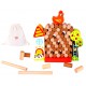 TOOKY TOY Gra Jenga Drewniana Farma