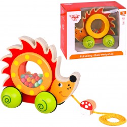 TOOKY TOY Drewniany Jeż Do Ciągnięcia