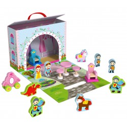 TOOKY TOY Opowieść Księżniczki w Pudełku Teatrzyk + FIGURKI