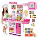 WOOPIE Kuchnia MY LITTLE CHEF  Panel Dotykowy z Dźwiękiem Obieg Wody Różowa