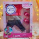 WOOPIE Modne Ubranko dla Lalki LOVE Okulary Buciki 43-46 cm