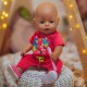 WOOPIE Ubranko Piżamka HAPPY Różowa dla Lalki 43-46 cm