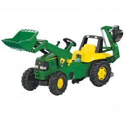 Traktor na Pedały - John Deere Rolly Toys rollyJunior + Łyżka + Tur