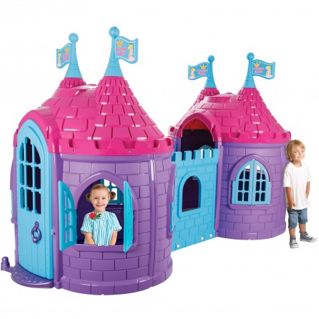 WOOPIE Zamek Księżniczki Króla Dwie Wieże Plac Zabaw dla Dzieci