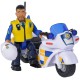 SIMBA Strażak Sam Motor Policyjny + Figurka Malcolma