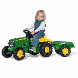 Rolly Toys kid Traktor John Deere z przyczepką