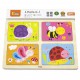VIGA Drewniane Puzzle Zwierzęta Morskie 4w1