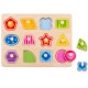 TOOKY TOY Puzzle Układanka z Pinezkami Figury Geometryczne