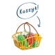 WOOPIE Supermarket Koszyk na Zakupy Skaner Kasa Waga + 47 Akc.