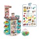 WOOPIE Supermarket Koszyk Na Zakupy Skaner Kasa Waga + 47 Akcesoriów