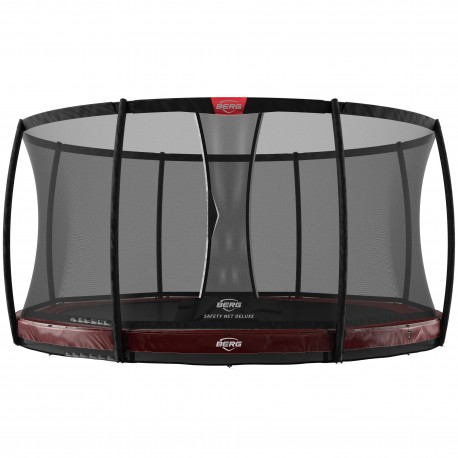 BERG Elite InGround 380 Red+Safety Net Deluxe