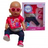 WOOPIE ROYAL Modne Ubranko dla Lalki LOVE Okulary Buciki 43-46 cm