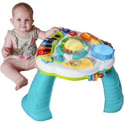 WOOPIE Interaktywny Wielofunkcyjny Stolik Edukacyjny Instrumenty Światło + USB Bluetooth