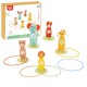 Tooky Toy Drewniana Gra Zręcznościowa Rzut do Celu Zwierzątka
