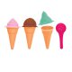 Foremki Do Piasku Lody Rożki Mochtoys