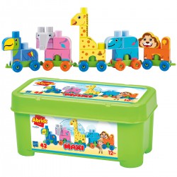 Zoo Pociąg Ecoiffier Abrick Maxi