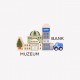 WOOPIE Drewniane Klocki Edukacyjne Zestaw Zbuduj Miasto Puzzle 135 el.