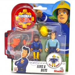 Simba Strażak Sam 2 Figurki Akcesoria Elvis i Penny