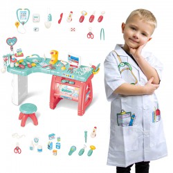 WOOPIE Gabinet Małego Lekarza Doktora Światło Dźwięk + 27 Akc.