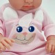 WOOPIE Ubranko dla Lalki Zestaw Króliczek Kombinezon Pajacyk Czapeczka 43 cm