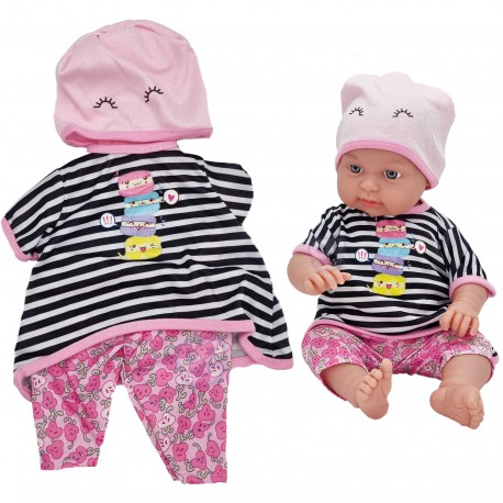 WOOPIE Ubranko dla Lalki Zestaw COOKIE Bluza Spodenki Czapeczka 43 cm