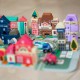 WOOPIE Drewniane Klocki Edukacyjne Zestaw Zbuduj Miasto Puzzle 135 el.