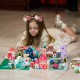 WOOPIE Drewniane Klocki Edukacyjne Zestaw Zbuduj Miasto Puzzle 135 el.