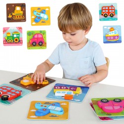 Tooky Toy Zestaw 6 Elementów do Układania