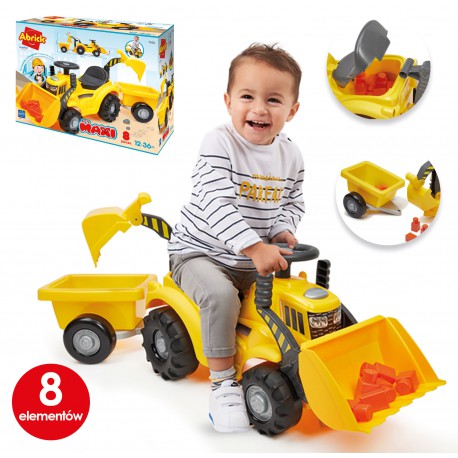 ECOIFFIER Abrick Traktor z Przyczepką