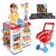 WOOPIE Luksusowy Supermarket z Wózkiem Waga Kasa Skaner + akc